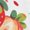 White, variant on Fruits Strawberry Men's T-Shirt Cotton 100% Summer Tops Fashion Casual Fruits Strawberry Short Sleeves for Men Women Round Collar Top Tees