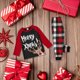 thumbnail image 2 of Conjunto de pijama navideño con renos, 2 of 5