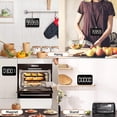 thumbnail image 5 of Temporizador digital de cocina para cocina, temporizador magnético con cuenta atrás/arriba, temporizador para niños con pantalla LED de 5 pulgadas, 3 brillo 4 volumen ajustable para Classroo, 5 of 5