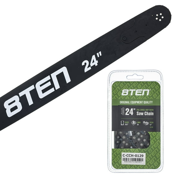8TEN 24" Chainsaw Bar & Chain .063 3/8 84DL for Stihl Silver Streak MK1010303