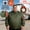 Army green, variant on Plus-Size Men's MA-1 Pilot Jacket, Lightweight Full-Zip Casual Outerwear
