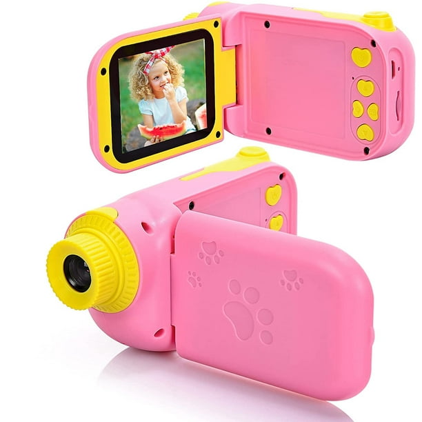 Cámara de juguete para niños Cámara para niños pequeños Cámara a prueba de golpes de 2 pulgadas con tarjeta TF de 32 GB Regalos Juguetes para niños y niñas de 3 a 12 años Xemadio MZQ-1251-1