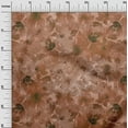thumbnail image 3 of oneOone Georgette Viscose Brown Fabric Abstract Floral Sewing Material Print Fabric By The Yard 42 Inch Wide-1ra, 3 of 5