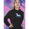 thumbnail image 2 of Watercolor Unicorn Hoodie Women -SPIdeals Designs, Female XX-Large, 2 of 4