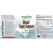 Good State Liquid Ionic Minerals - Blood Sugar Support, 96 Day Supply, 8 Fl Oz – Supports Healthy Blood Sugar Levels & Metabolic Function
