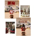 thumbnail image 3 of Yuarrent Decoración navideña bosque hombre tarjetero mensaje de foto Clip decoración de pantalla para arreglos de boda suministros Kits de decoración para fiestas  Sombrero negro + paño rojo Yuarrent HA070163-02, 3 of 6