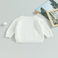 thumbnail image 3 of Baby Girl Boy Knit Pullover Sweater Fall Winter Warm Sweatshirt Tops with Pocket, 3 of 6