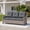 Dark Grey, variant on Deersky 3-Seat Patio Sofa, Outdoor Wicker Couch with Deep Seating & Soft Cushions, All-Weather PE Rattan Patio Furniture for Porch, Backyard, Balcony, Garden & Poolside