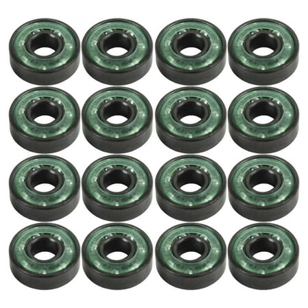 Amphetamine Inline Skate Speed Bearings Set of 16 Pre-Lubricated Titanium