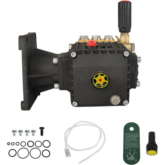 munirater 1 Inch Shaft Washer Pump, 4.0 GPM, Pressure Washer Pump 3000 PSI