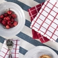 thumbnail image 4 of RITZ Terry Check Kitchen Towel Set, 3-Pack, 15" x 25", Paprika, 4 of 5