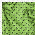 thumbnail image 4 of Soimoi Silk Fabric Sleigh & with Love Text Printed Fabric 1 Yard 42 Inch Wide, 4 of 5