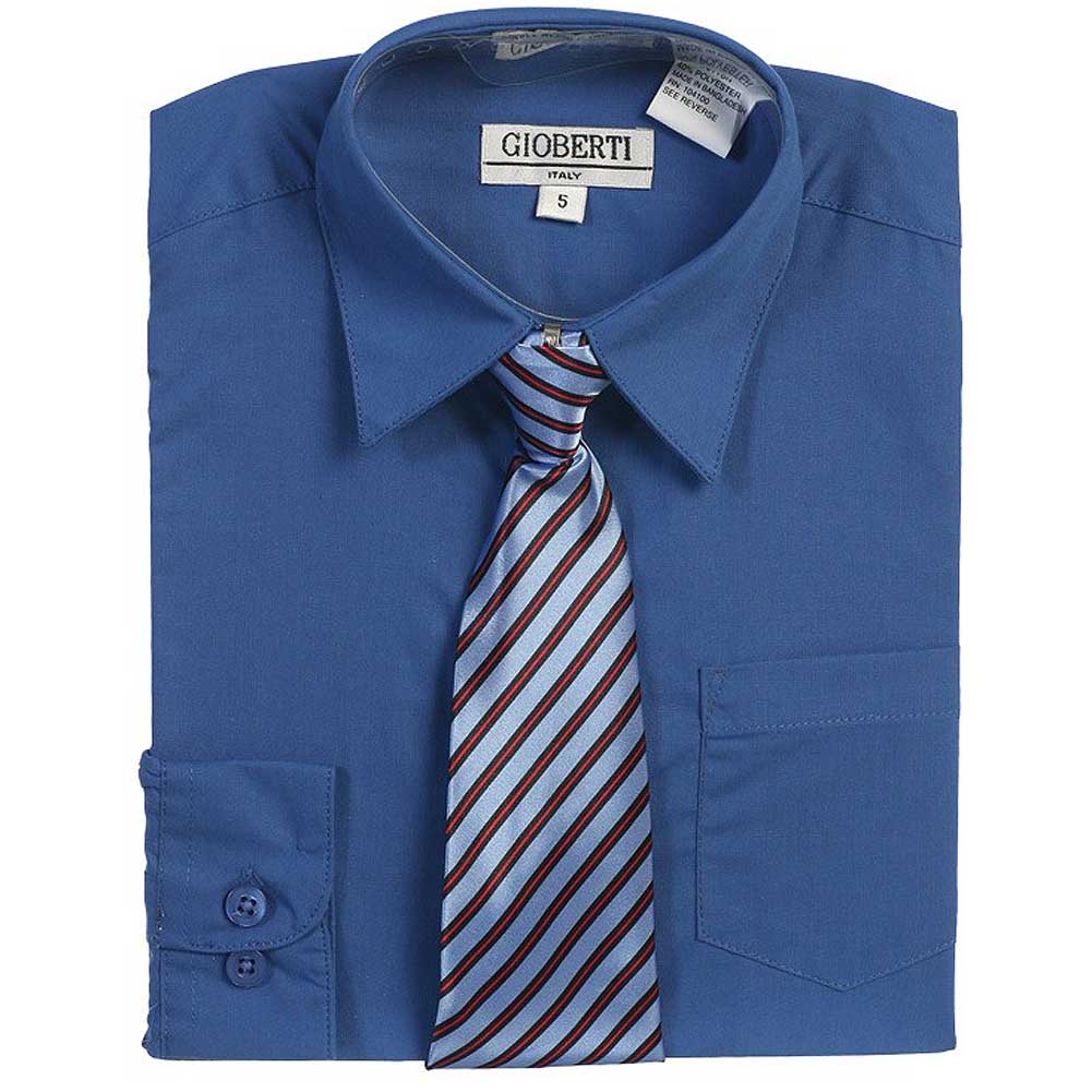 baby boy blue dress shirt