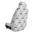 thumbnail image 2 of Daiia Panda Bear Printed Car Seat Cover - Waterproof & Sweatproof - Universal Fit, Machine Washable, Non-Slip - Seat Protector for Car, Truck, SUV, Van (1 Pack), 2 of 5