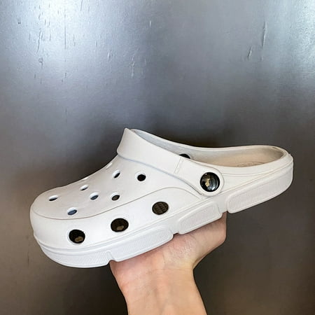 

Baotou slippers women‘s summer outdoor beach cute cartoon sandals and slippers men‘ indoor non-slip hole shoes women‘s