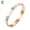 Rose gold, variant on Blarkrus Cute Love Heart Titanium Steel Bracelet Lucky Cuff Bangles Women Girl