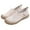 White, variant on Orthopedic Shoes for Women Adjustable Upper Walking Shoes for Women Mesh Knitted Closed Toe on Women's Sneakers Classic Hands Free Mary Jane Shoes Pull-On Shoes