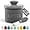 Gray, variant on Zulay Kitchen Porcelain Butter Crock With Lid & Knife - Authentic French Butter Dish For Fresh & Spreadable Butter - Black