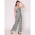 thumbnail image 2 of HERE&NOW Women's Printed Jump Suit Dress Sleeveless Casual Strappy Summer Wear Slip On Attched Top And Bottom Set, 2 of 7