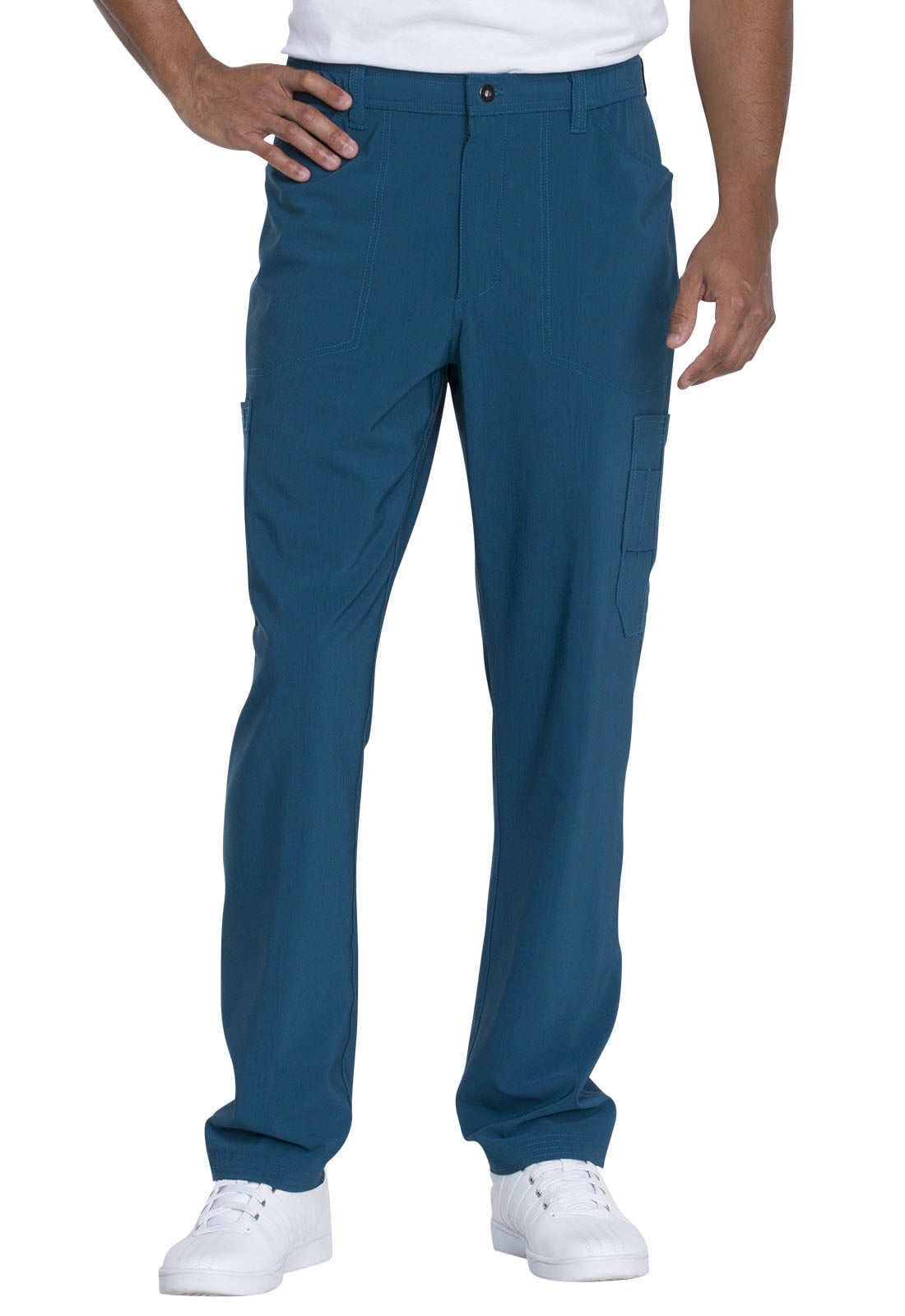 Dickies Advance Medical Scrubs Pant for Men Straight Leg Zip Fly Cargo