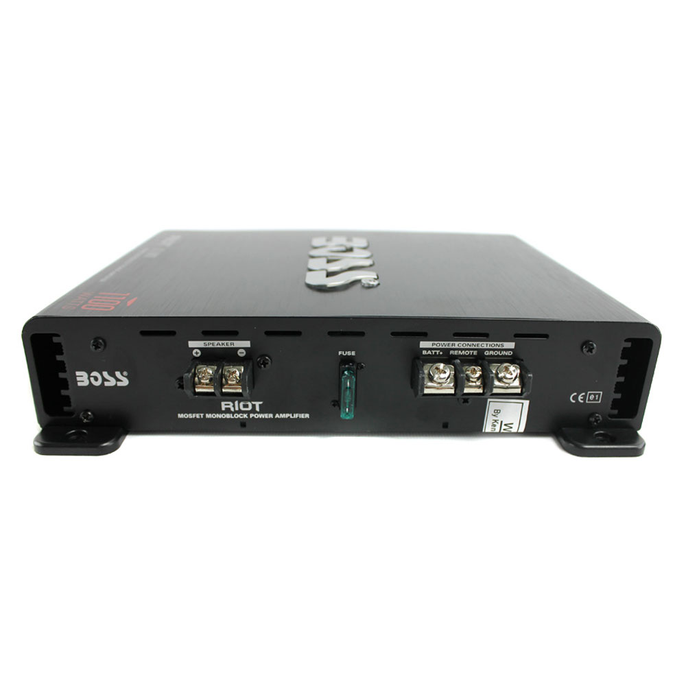 Boss R1100M Riot 1100 Watt Monoblock Class A/B Car Audio Amplifier + Bass  Remote - Walmart.com