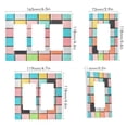 thumbnail image 2 of Yayeee Rocker Switch Wall Plate 3-Gang 6.5"x4.6" Home Decorative Outlet Cover, Colorful Checkered Pattern, 2 of 6