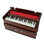 Naad Original Professional 9 Stopper Portable Teak Harmonium with Bag