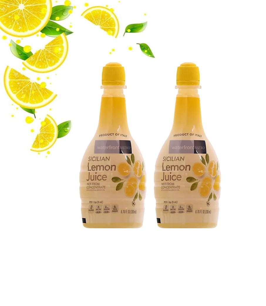 TUSCANINI 100% Sicilian Lemon Juice Not from Concentrate