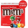 thumbnail image 3 of M&MS Peanut Butter Milk Chocolate Candy Family Size Bag 17.2 oz - 5 Pack, 3 of 5