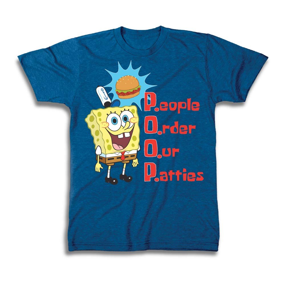 Nickelodeon Mens Spongebob Squarepants Shirt Spongebob Tee