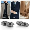 thumbnail image 4 of 50 Sets Sew-on Snap Buttons Metal Snaps Fasteners Press Studs Buttons for Sewing,  3/4" 19mm(Gun Black), 4 of 9