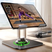 for iPad Stand Holder All Metal Foldable Adjust Tablet Stand for Desk | 2026 iPad Accessories, Rotating Display Stand Home Office Men Gifts Kindle Tablet PS Switch iPhone 11"-4.7"