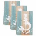 thumbnail image 2 of Coastal Mermaid Anchor Kitchen Towels Set of 3, Summer Coral Ocean Vintage Wood Absorbent Dish Towels for Kitchen, Microfiber Hand Towel, Quick Drying Tea Towel for Cleaning Decorative Dishcloths, 2 of 7