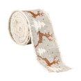 thumbnail image 2 of Cqxid Hangs Under $5 Christmas Ribbon Wired Edge Decorations 6.5CM Linen Printed Elk Christmas Tree Ribbon Gift Box Packaging Ribbon, 2 of 6