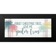 thumbnail image 2 of Kimberly, Allen 24x12 Black Modern Framed Museum Art Print Titled - Forget the Christmas Trees, 2 of 5