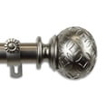 thumbnail image 2 of Plaid 1" Curtain Rod 66-120 inch - Satin Nickel, 2 of 2