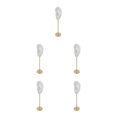 thumbnail image 1 of kurtrusly Earring Display Stand Human Ear Model Organizer Holder Showcase Stud Jewelry Left Translucent Height: 18cm 5Set, 1 of 6