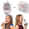 thumbnail image 3 of HLONK 50 Pcs Disposable Microphone Cover Non-Woven  Removal Microphone Cover  Perfect Protective Cap for Most Handheld Microphone  White, 3 of 5