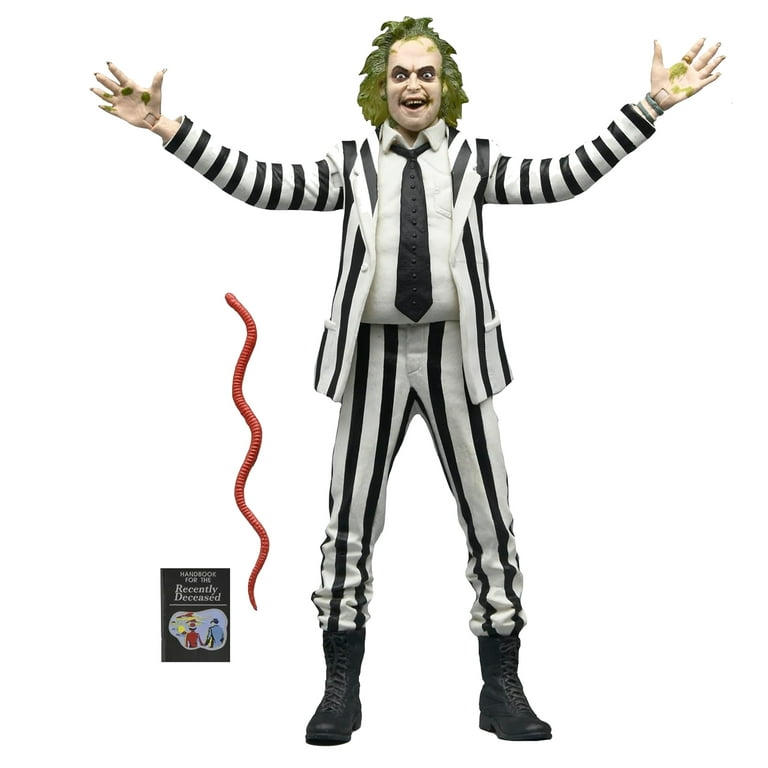 NECA Cult Classics Icons Series 1 Action Figure Beetlejuice B&W