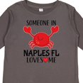 thumbnail image 4 of Inktastic Someone in Naples Florida Loves Me Boys or Girls Long Sleeve Toddler T-Shirt, 4 of 5