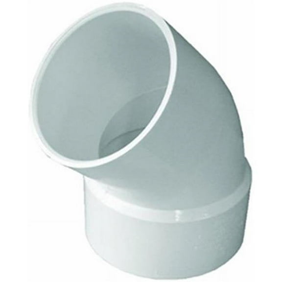Genova Products V-604 4 in. Elbow PVC 0.25 SD x ST 0.25