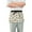 Cute Cartoon Butterfly with Flower, variant on Comic Lips Eyes Stars Server Apron with 3 Pockets Waterproof Waitress Waist Short Apron for Man Woman 12 Inches