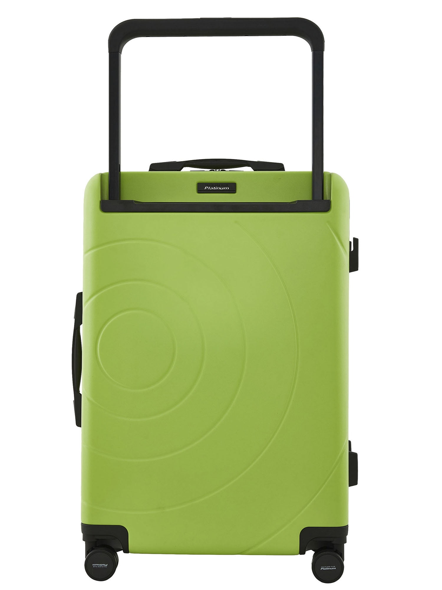 Travelers Club 2pc Rolling Hard Case Travel Luggage Set with Extra Wide Telescopic Handle , Lime