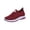 Red, variant on Breathable Mesh Slip-On Walking Shoes for Women, Orthopedic Shoes Wide Width Dressy Walking Shoes Woven Soft Running Sneakers Casual Outdoor Footwear Ladies Slip On Sneaker Going Out, Black 5