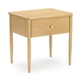 thumbnail image 4 of Harbor 1 Drawer Nightstand (2 Pack), Blonde, 4 of 8
