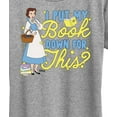 thumbnail image 3 of Disney Princess - Belle Put My Book Down - Women's Short Sleeve Graphic T-Shirt, 3 of 5