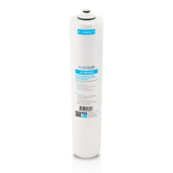 Aquasure Premier Series Stage 3 100 GPD Membrane RO Water Filter Replacement Cartridge for AS-PR100