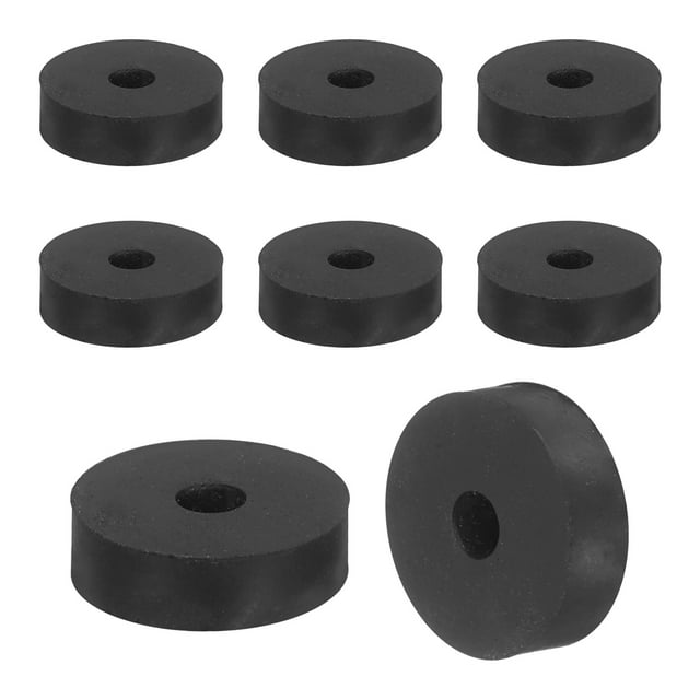 18Pack Thick Rubber Spacer, 1/2 Inch OD x 3/16 Inch ID x 3/16 Inch Thickness