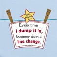 thumbnail image 2 of CafePress - Line Change Dump Infant Bodysuit - Baby Light Bodysuit, Size Newborn - 24 Months, 2 of 4