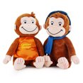 thumbnail image 1 of Muñeca de peluche Curious Monkeys George, 30 cm, 2 unidades, 1 of 1